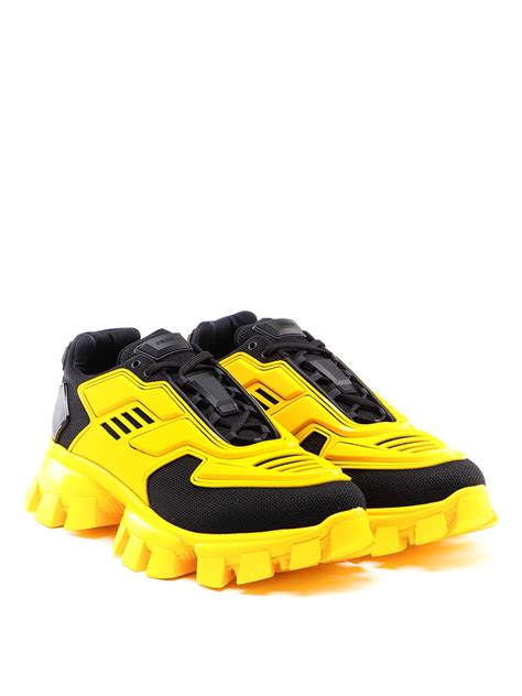 black and yellow prada cloudbust|Prada cloud busters.